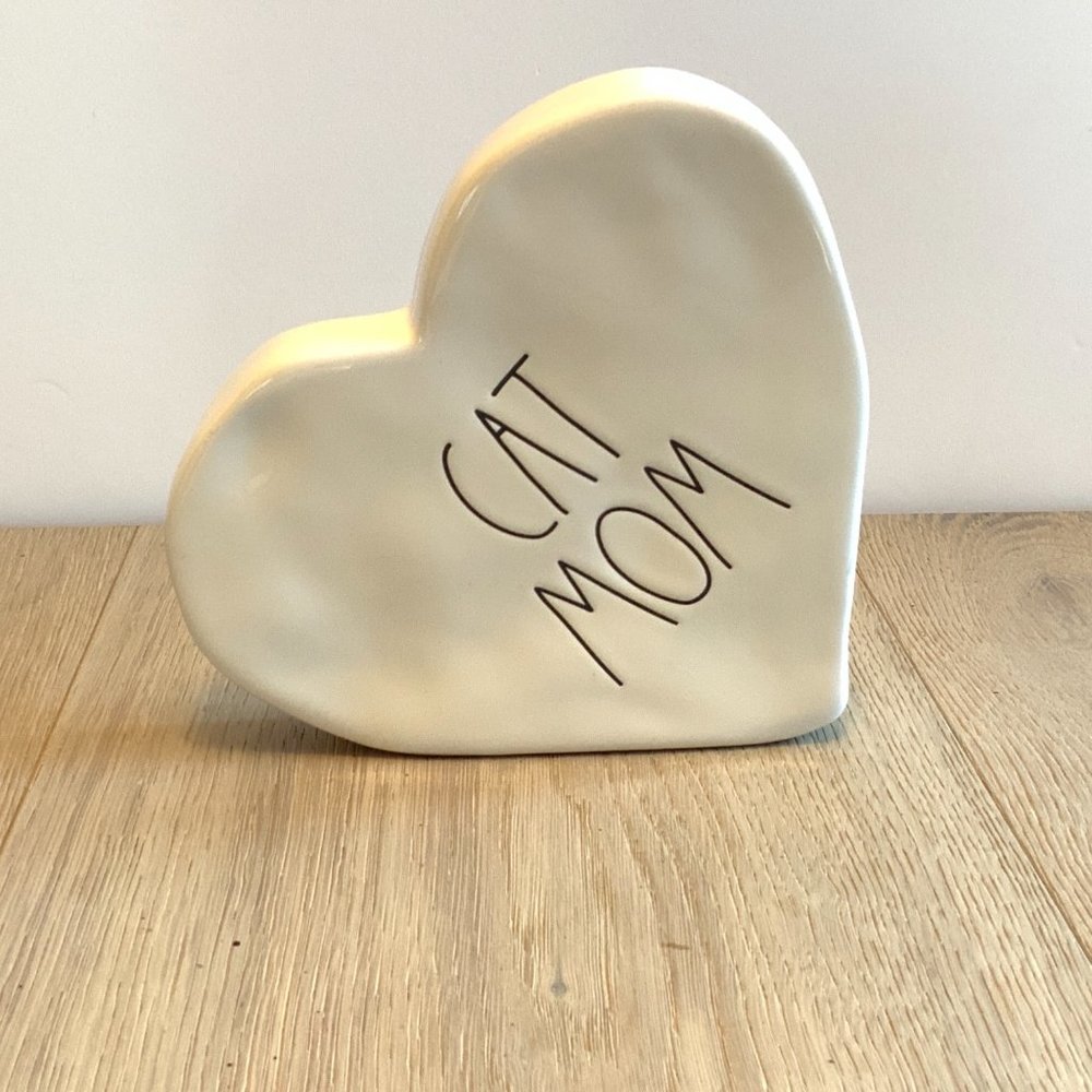 Rae Dunn Cat Mom Plaque